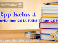 Rpp Kelas 4 K-13 Edisi Tahun 2016