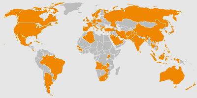 been map, world map, countries visited