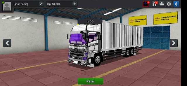 Mod Truk Hino 500 NG HSD edit BOX Andry