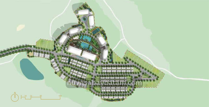 The Nove Nuvasa Bay Batam Site Plan