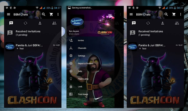 download BBM Mod Tema COC ClahsCON Versi 2.11.0.16 Clone