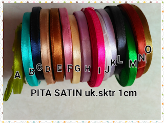 bahan kain pita satin