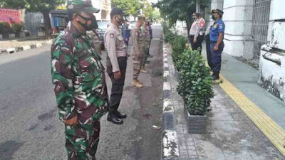 Sebanyak 24 Orang Pelanggar Dalam Operasi Yustisi Penertiban Masker, Bersama Tiga Pilar Kecamatan Tambora..