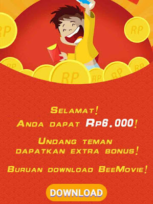 Cara Mendapatkan Pulsa Gratis dari BeeMovie Apk