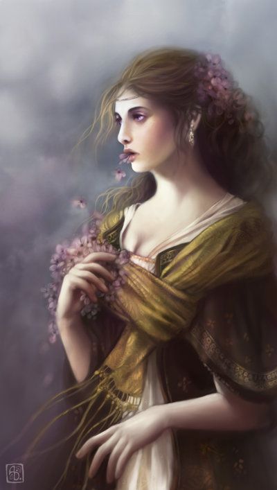 Anna Dittmann escume deviantart ilustrações belas singelas surreal mulheres Suplicando lírios