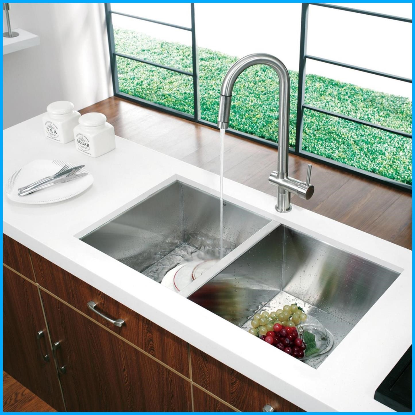 17 Choose A Kitchen Sink vigo alma inch undermount double bowl rafael home biz  Choose,Kitchen,Sink