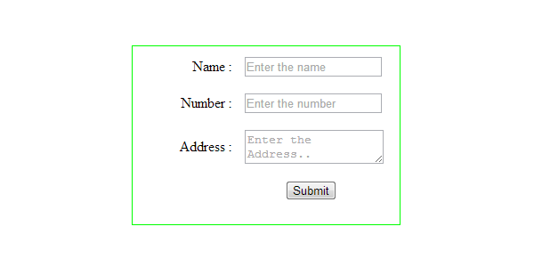 insert sample field