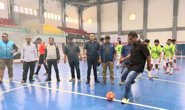 Rangkaian Jelang Pelantikan, Ketum Buka Turnamen Futsal PW IWO Sumut Cup 2025
