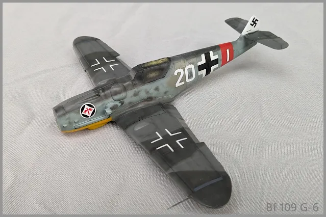 Maquette du Bf 109 G-6 d'Eduard au 1/48.