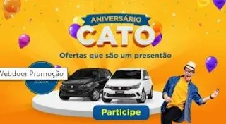 Promoção Cato Supermercados 2019 - 45 Anos Aniversário 2 Carros 0KM Argo