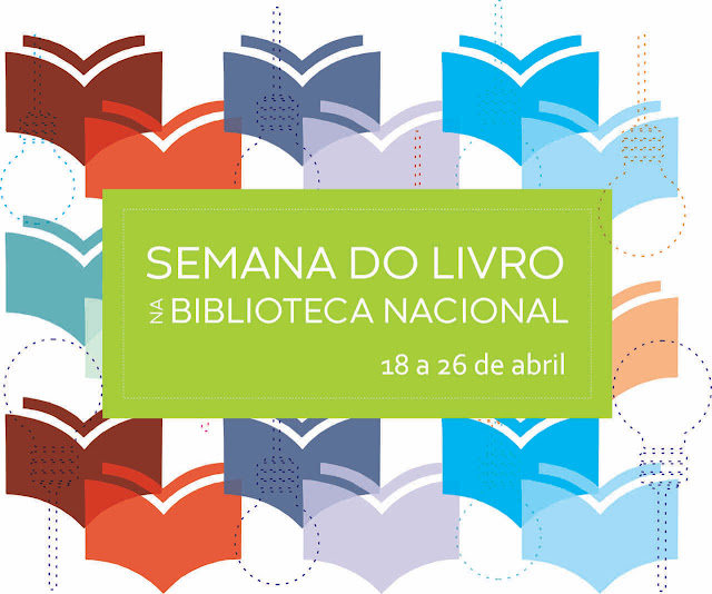 Cartaz alusivo à “Semana do Livro na Biblioteca Nacional”.