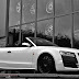 Audi A5 Cabriolet Blanche