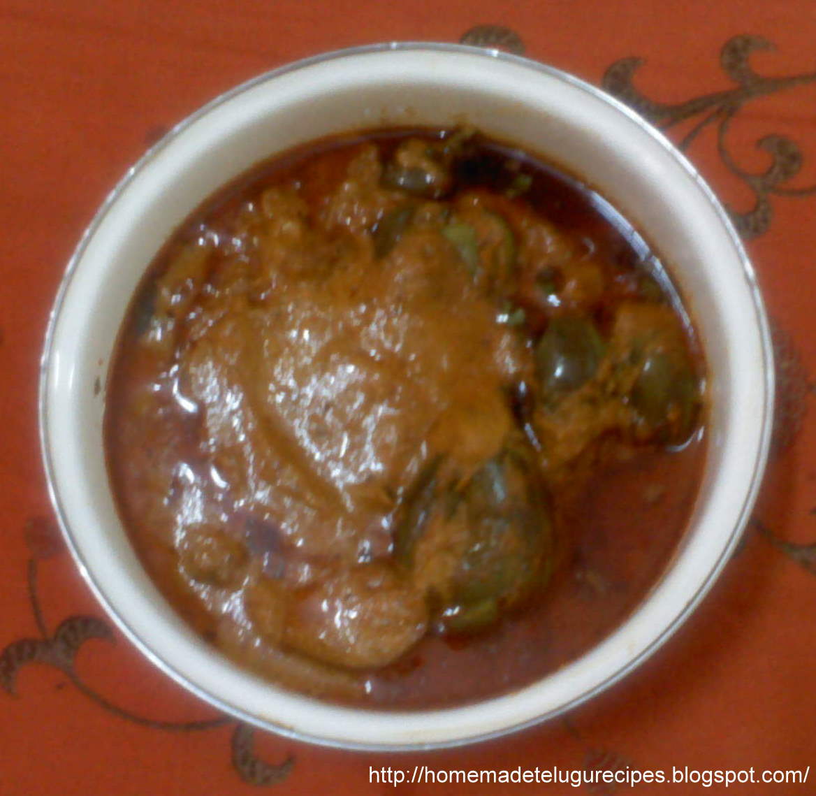 telugu Kurma Recipe ~ Telugu  Homemade in Vankaya Recipes Gutti kurma