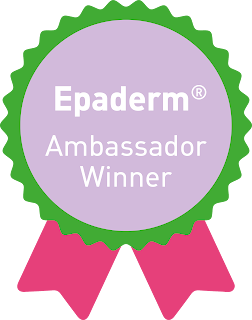 rosette image with Epaderm Ambassador winner written on it