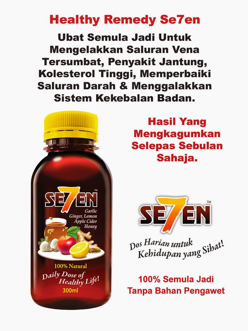 Minuman Botani Se7en: Cara Mengurangkan Kolesterol Dalam Darah