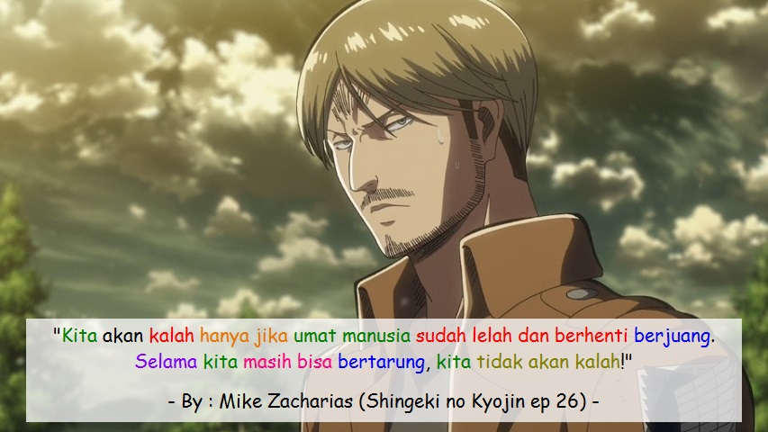  Kata Kata  Bijak  Di Anime  Attack  On Titan 