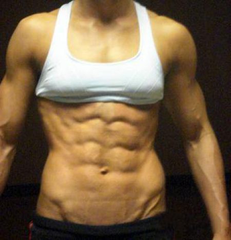 women abs pictures. Women with Six Pack Abs
