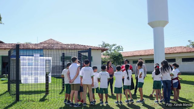 Projeto “Pluviômetros nas escolas” muda a rotina nas escolas em Senador Canedo