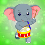 Games4King - G4K Drummer Elephant Escape Game