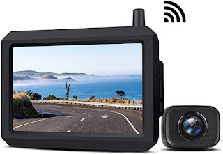 Wireless Backup Camera Kit with Digital Signal, Waterproof Rear View Camera with 5″ TFT-LCD Monitor, Ideal for Sedans, Pickup Truck, SUV, Minivans (BOSCAM K7)