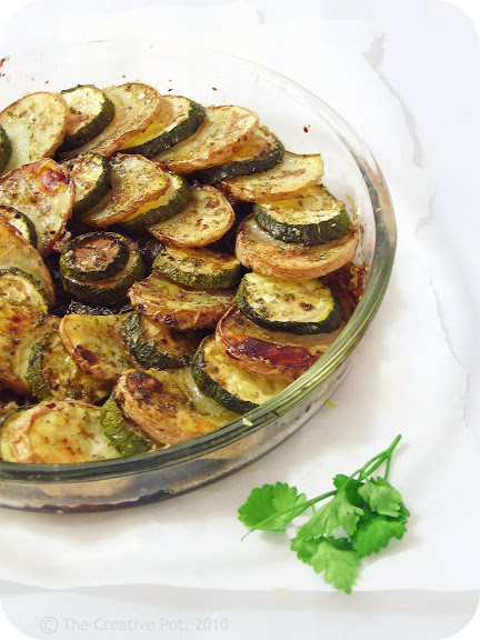 Balsamic Potato & Zucchini Tian [photo]