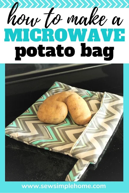 Need to bake a potato super fast?  You'll learn how to make a microwave potato bag with this step by step tutorial and free downloadable pattern.