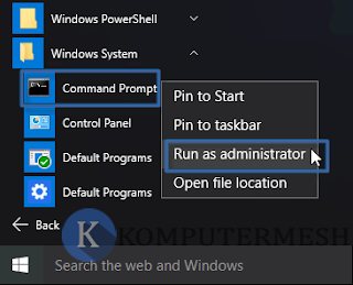 Cara Membuka Command Prompt (CMD) Admin di Windows 10