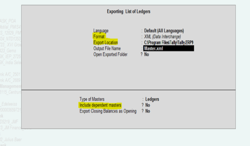 how to merge split data in tally