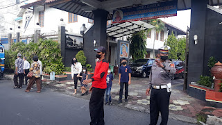 Kenaikan Isa Al Masih, Polsek Gedongtengen Amankan Sejumlah Gereja