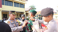 Polres Tanjungbalai Apel Gelar Pasukan Operasi Kepolisian Terpusat Lilin Toba 2023