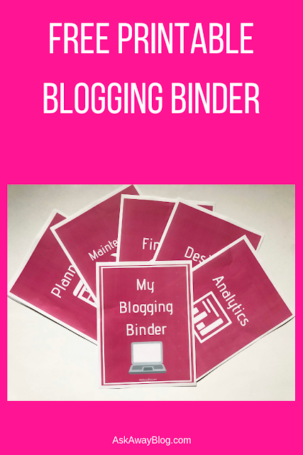 FREE Printable Blogging Binder