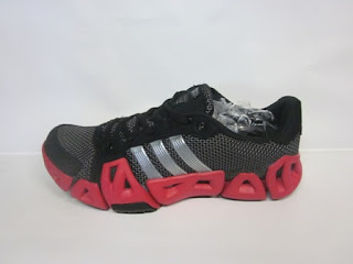 sepatu adidas climacool running, climacool hitam sol merah