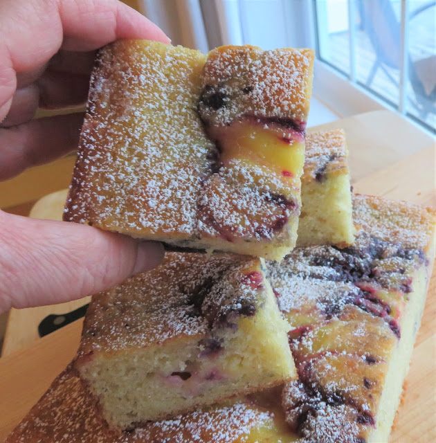 Blueberry & Lemon Snack Cake