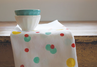 Painted Confetti Kitchen Towel