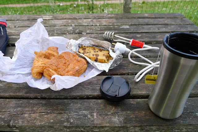 De Paris à Narbonne en vélo, Petit déjeuner