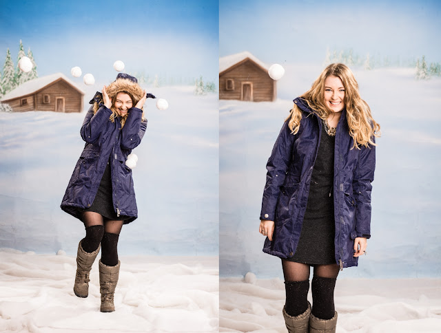 Tchibo, blaue piste, ski bekleidung, blogger event,hamburg, winter shooting, blaue ski jacke, winter coat with fur, blue parka, skiwear, deutsche modeblogger, fashion blogger,