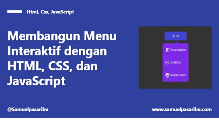 Membangun Menu Interaktif dengan HTML, CSS, dan JavaScript: Panduan ...