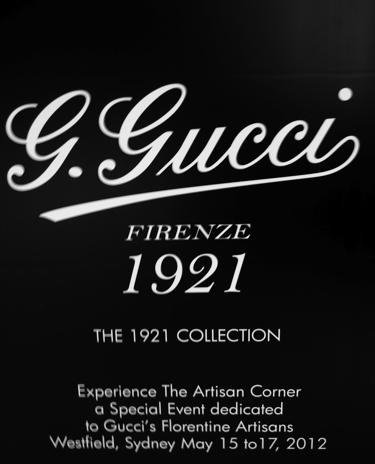 The Gucci Artisan Corner - Sydney