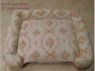 Pet Bed Pillow Cover Cushion with sides