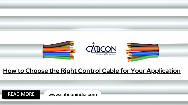 How to Choose the Right Control Cable for Your Application