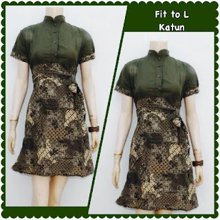 Baju Batik Dress DB 5007