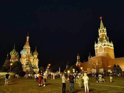 rusia moscu de noche