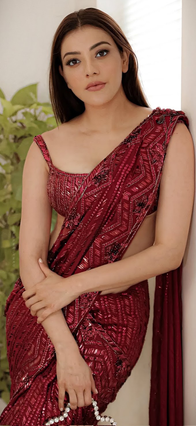 Kajal Aggarwal Lovely Photos in Saree