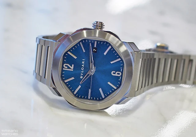 Bulgari Octo Roma with blue dial