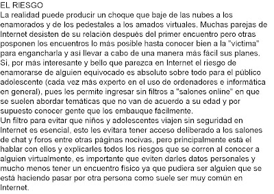 Amor en internet