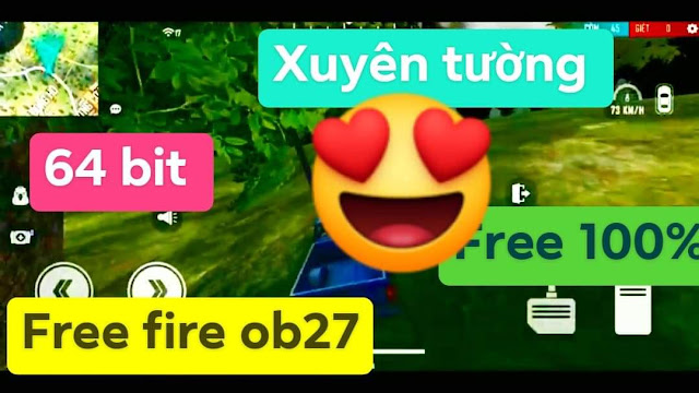 OBB TRỜI TỐI FREE FIRE OB27 XÓA CÂY XÓA CỎ FIX LAG GIẢM GIẬT GIẢM LAG AUTO LEO RANK