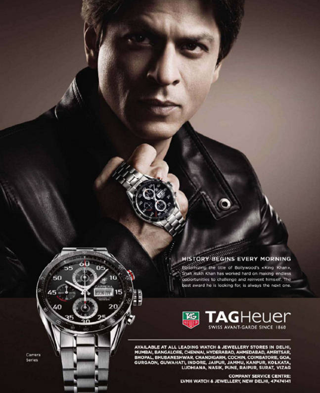 Shahrukh Khan Tag Heuer New Photo