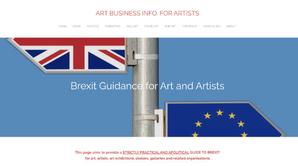 Brexit Guidance for Art and Artists