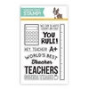 Simon Says Clear Stamps HEY TEACHER sss101419 Teacher's Pet