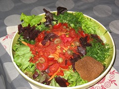 assiette crue